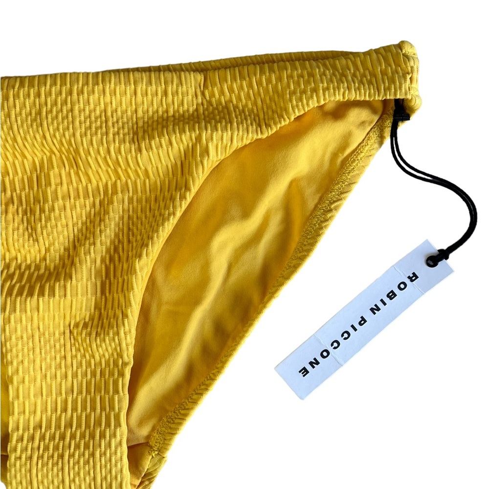 Robin Piccone Perla Yellow Bikini Bottom - Picture 2 of 4